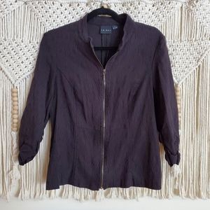 🔸️5/$25🔸️TRIBAL Sz 12 Black Blazer